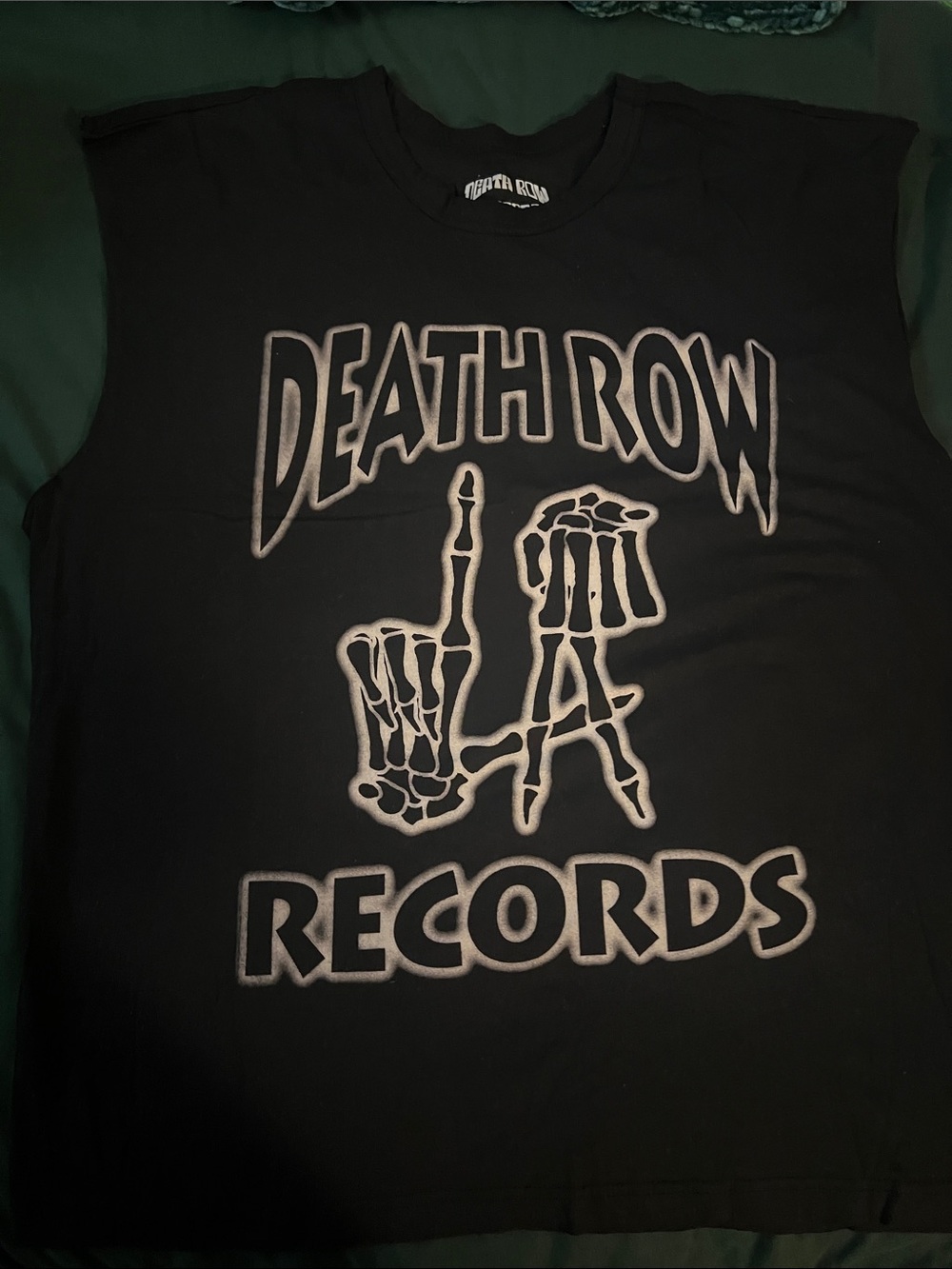 Death Row Records Black Muscle Tee